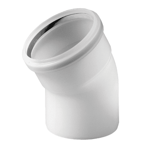 Rolux bocht PP, transparant