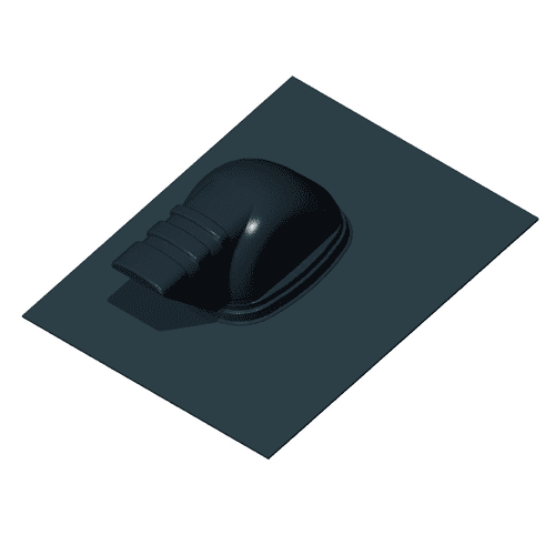 Ubbink Solar cable and pipe roof outlet tile roof 15-55°