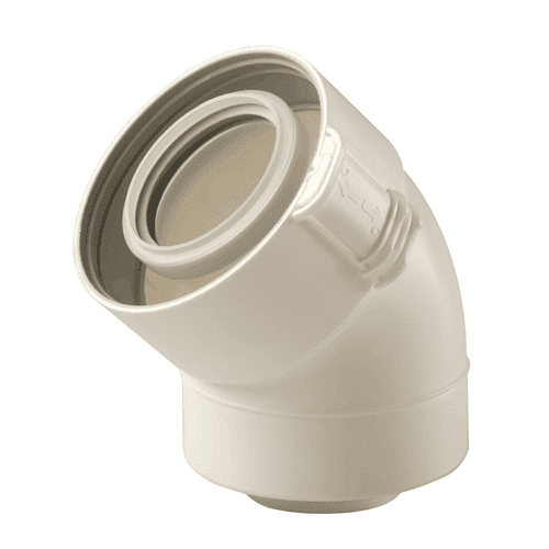 Ubbink Ubifit bocht klemband 80/125, 45gr