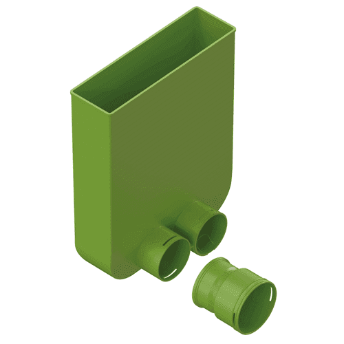 Ubbink Air Excellent AE48c vloerroosteradapter