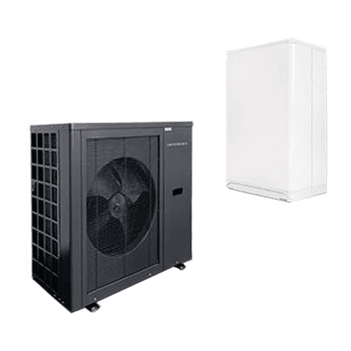 Intergas lucht/water warmtepomp Xource 7kW + Gateway en Comfort Touch, black