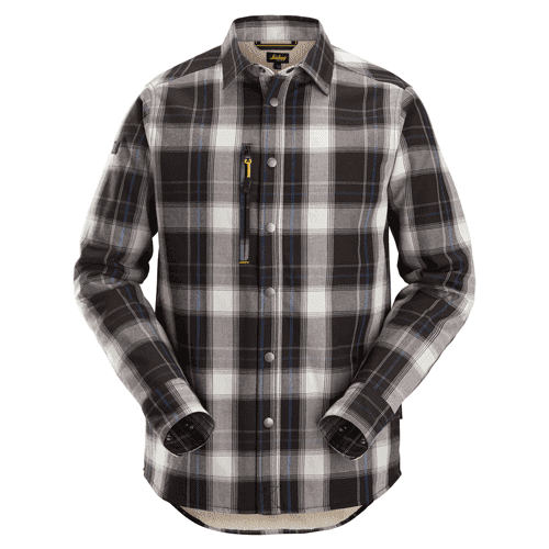 Snickers AllroundWork isolerend overhemd - black/bone white