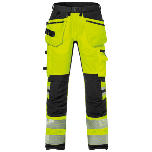 085937 FRI broek stretch HVis gl/zw kl2 56