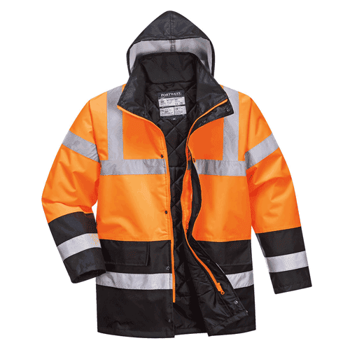 Portwest parka S467 Hi-Vis - oranje/zwart