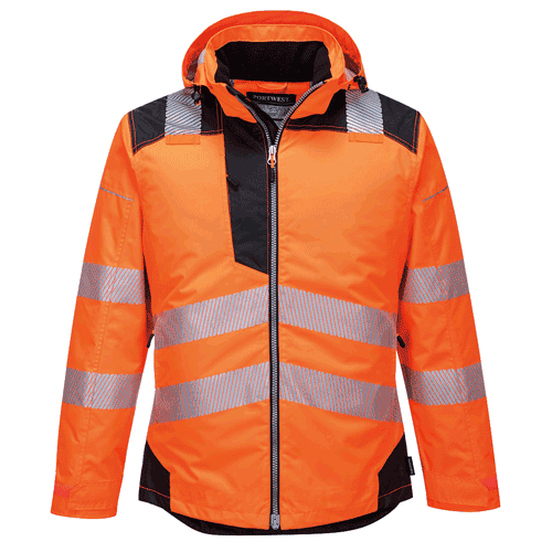 Portwest winterjas T400 - PW3 Hi-Vis - oranje/zwart