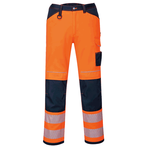 Portwest werkbroek PW340 - PW3 Hi-Vis - oranje/blauw