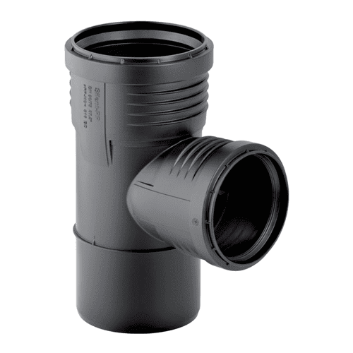 Geberit Silent-PP verloop T-stuk 87,5gr