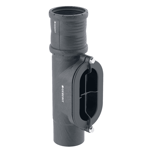 Geberit Silent-Pro PP ontstoppingsstuk 90gr, ovaal