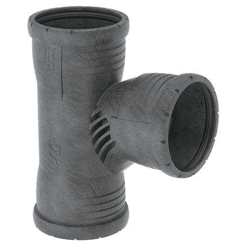 Geberit Silent-Pro PP Carve T-stuk 87,5gr - 3x mof
