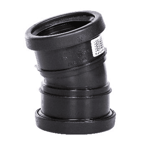 Pipelife PP bocht SN4 15gr, mof x mof
