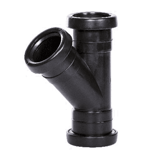 Pipelife PP T-stuk SN4 45gr, 3x mof