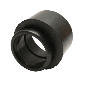 Pipelife PP inzet verloopring excentrisch mof-spie, zwart / bruin
