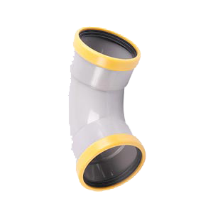 Wafix bend 88°, socket-socket, SN 8, push-fit