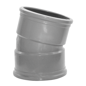 Pipelife bocht 15gr mof-mof SN4 manchetverbinding