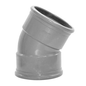 Pipelife bocht 30gr mof-mof SN4 manchetverbinding