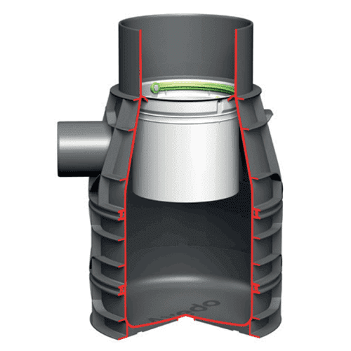 Axedo PP onderbak 30L