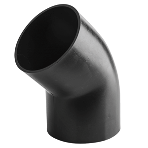 Wavin QuickStream PE bocht 45gr met kleine straal