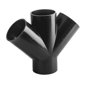 Wavin QuickStream PE dubbel T-stuk 45gr