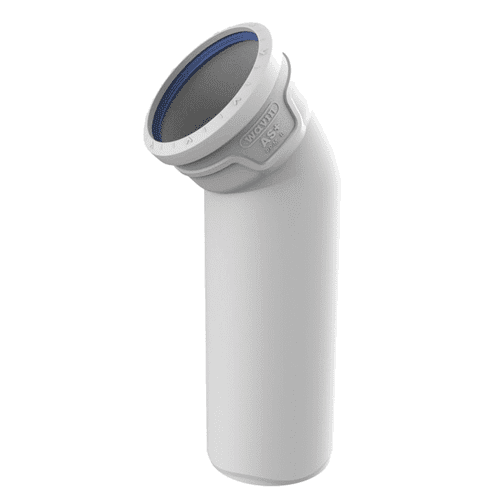 Wavin AS+ verlengde bocht 45gr