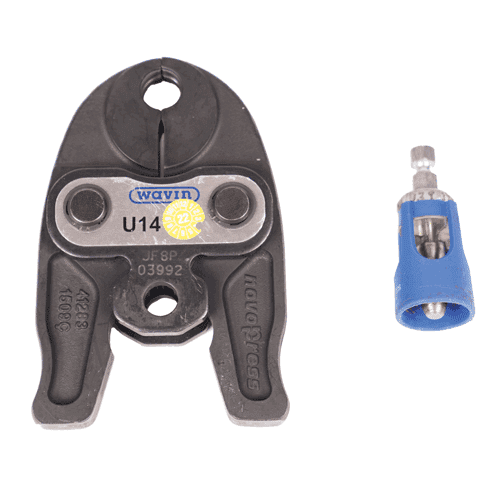 Wavin Tigris press jaw + calibration tool 14 mini (hire)