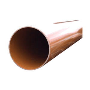 Pipelife PVC buis SN8 lengte 5m, bruin
