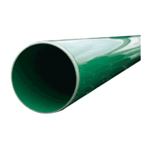 Pipelife PVC buis SN8 incl. mof, lengte 5m, groen