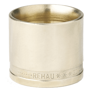 REHAU RAUTITAN gas schuifhuls messing LX+G