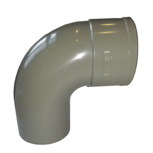 Pipelife HWA bocht 87,5gr mof-spie lijmverbinding, grijs