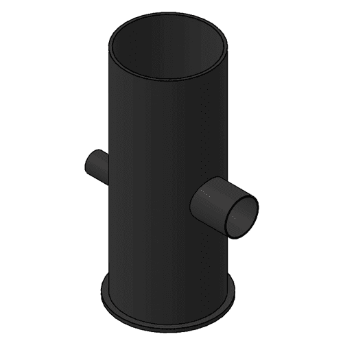 PE overflow drain