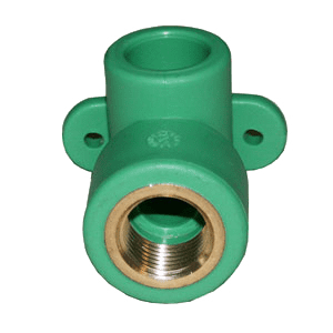 PPR elbow wall plate female thread SDR 5