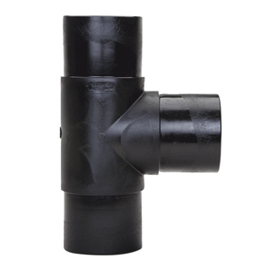 PE100 T-stuk, verlengd 90gr. SDR17
