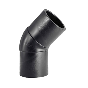 PE100 knie, verlengd 45gr. SDR11
