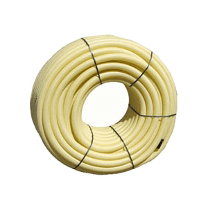 PVC drainagebuis, kaal, geperforeerd