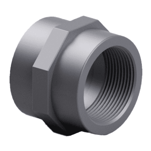 PVC drukleiding draadsok, 2x binnendraad