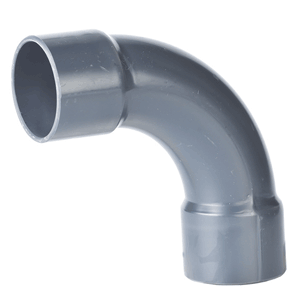 PVC handgevormde bocht 90gr mof-mof PN16