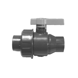 PVC kogelkraan 1 x wartel 1 x lijm PN10/PN16