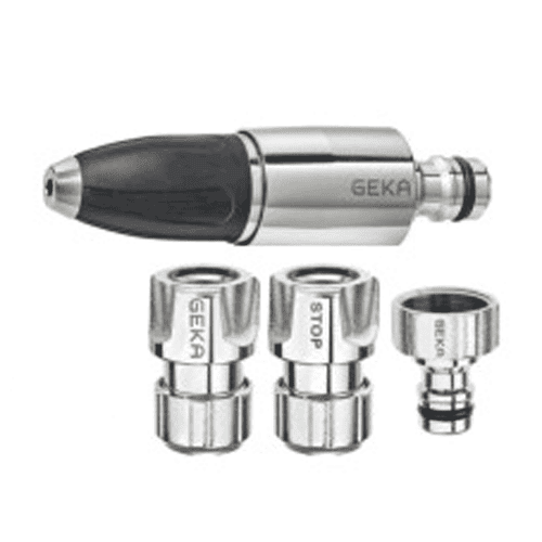 GEKA Plus starter set 4-delig, chroom