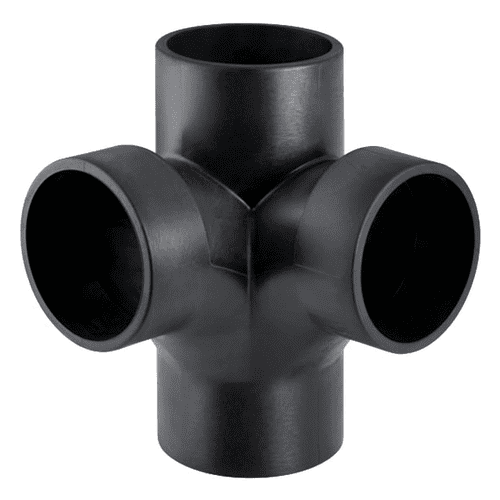 Geberit Silent-db20 hoek T-stuk 88,5gr