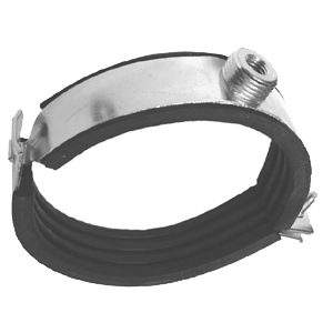 Geberit 2-schroefsbeugel met inlage, 1/2" bu.dr./M10 geluiddempend