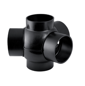 Geberit PE triple branchball fitting 135°