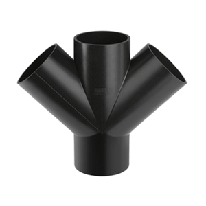 Geberit PE double Tee 45°