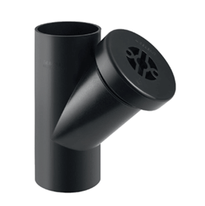 Geberit PE ontstoppingsstuk 45gr met schroefdeksel