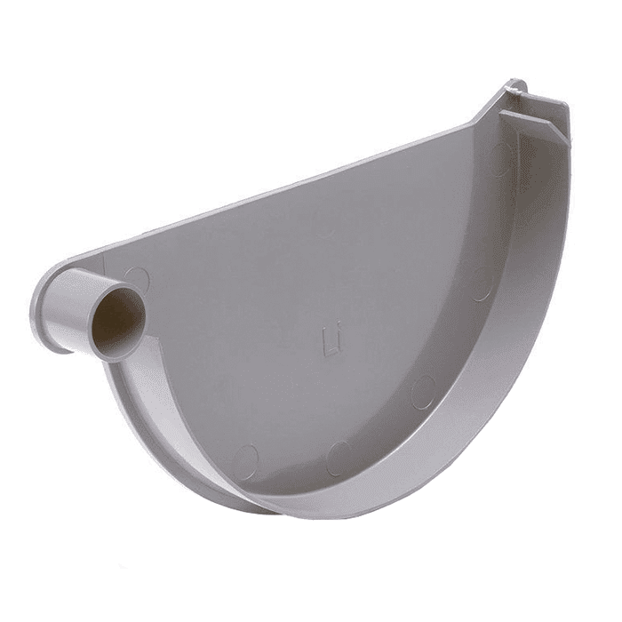S-lon PVC eindstuk mastgoot