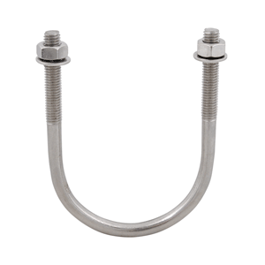 Bis U-bolts short, (mm) stainless steel