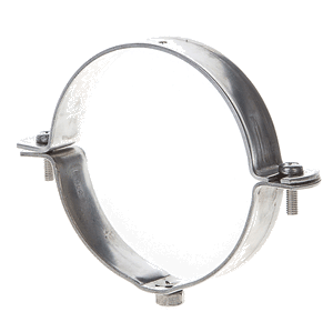 WaTech universal pipe clamps, stainless steel M8