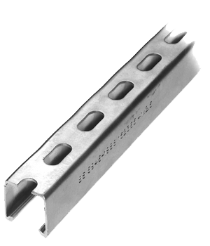 BIS Strut rail, perforated, stainless steel 316