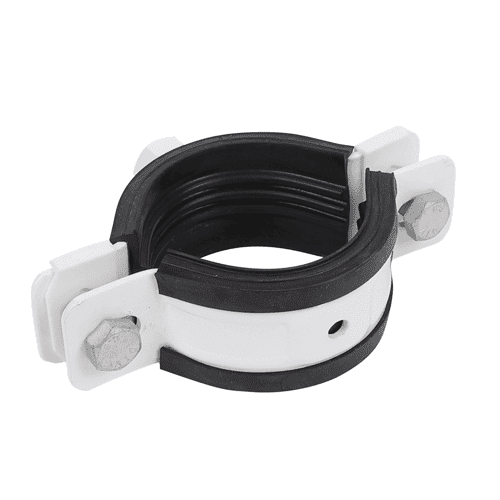 BIS HD1501 zware pijpbeugel wit - M8/M10/M12 en 1/2"