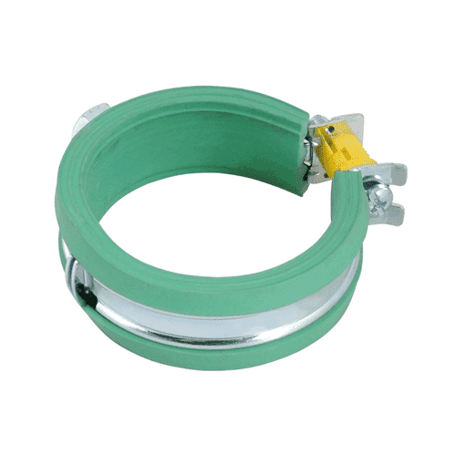 BISMAT® 5000 1-schroefsbeugel met inlage, M8