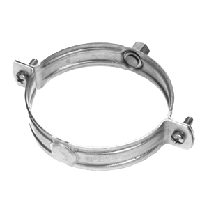 WM heavy duty aluminium clamp, for spiral ducts