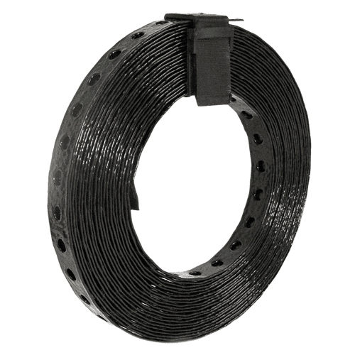 WaTech fixing tape black, plasticised